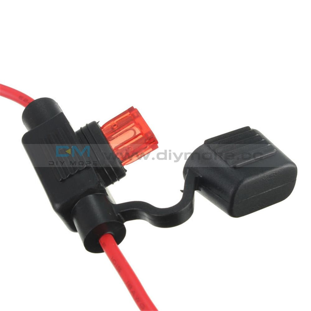Waterproof Power Socket Mini Blade Type In Line Fuse Holders With 10A Tools