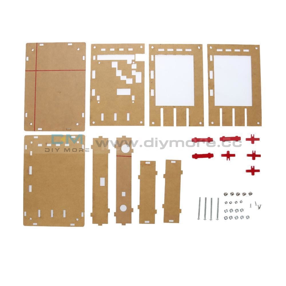 Set Of Acrylic Diy Case Cover Shell For Dso138 2.4 Tft Oscilloscope Accessory Material Transparent