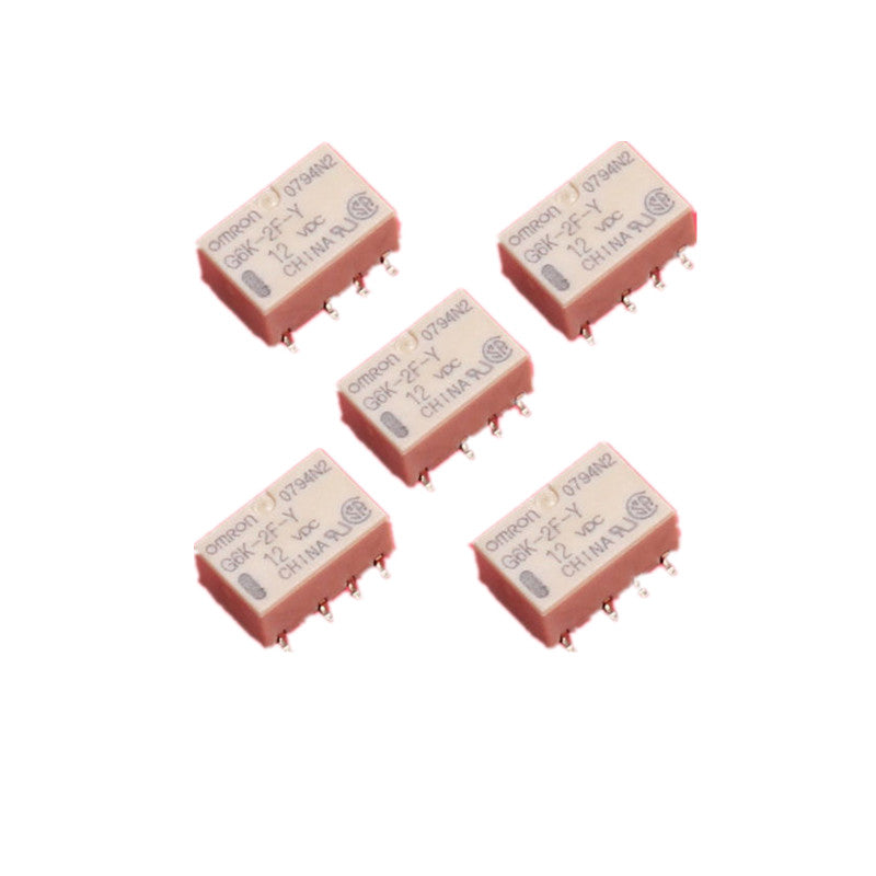 Set Durable SMD 12V G6K-2F-Y-12VDC Signal Relay 8PIN for Omron Relay