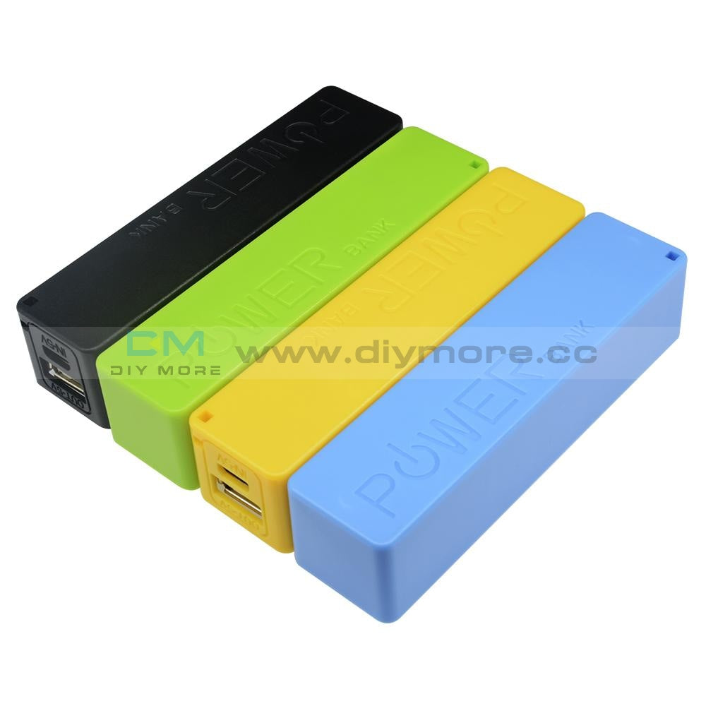 Blue/green/yellow/black Usb Power Bank Case Kit 18650 Battery Charger Diy Box Shield