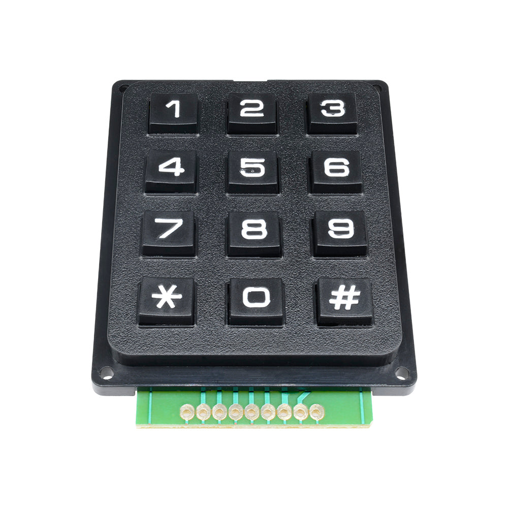 12 Button Key Matrix 12 Key 4x3 Array Membrane Switch Keyboard Matrix Switch keypad – diymore