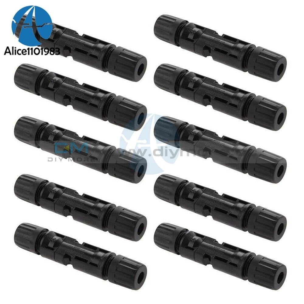 1 Pair Mc4 Connector Male And Female Solar Panel 30A 1000V For Pv Cable 2.5/4/6Mm Connect Integrated