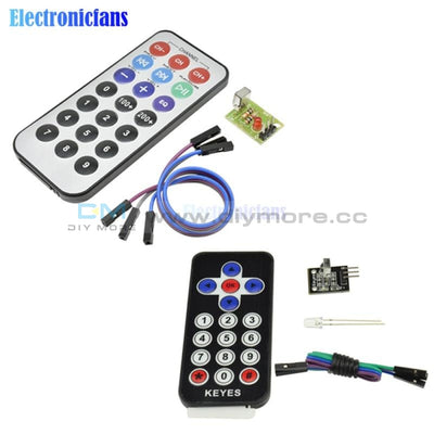 1 Set Infrared Remote Control Module Wireless Ir Receiver Diy Kit Hx1838 Smart Electronics For