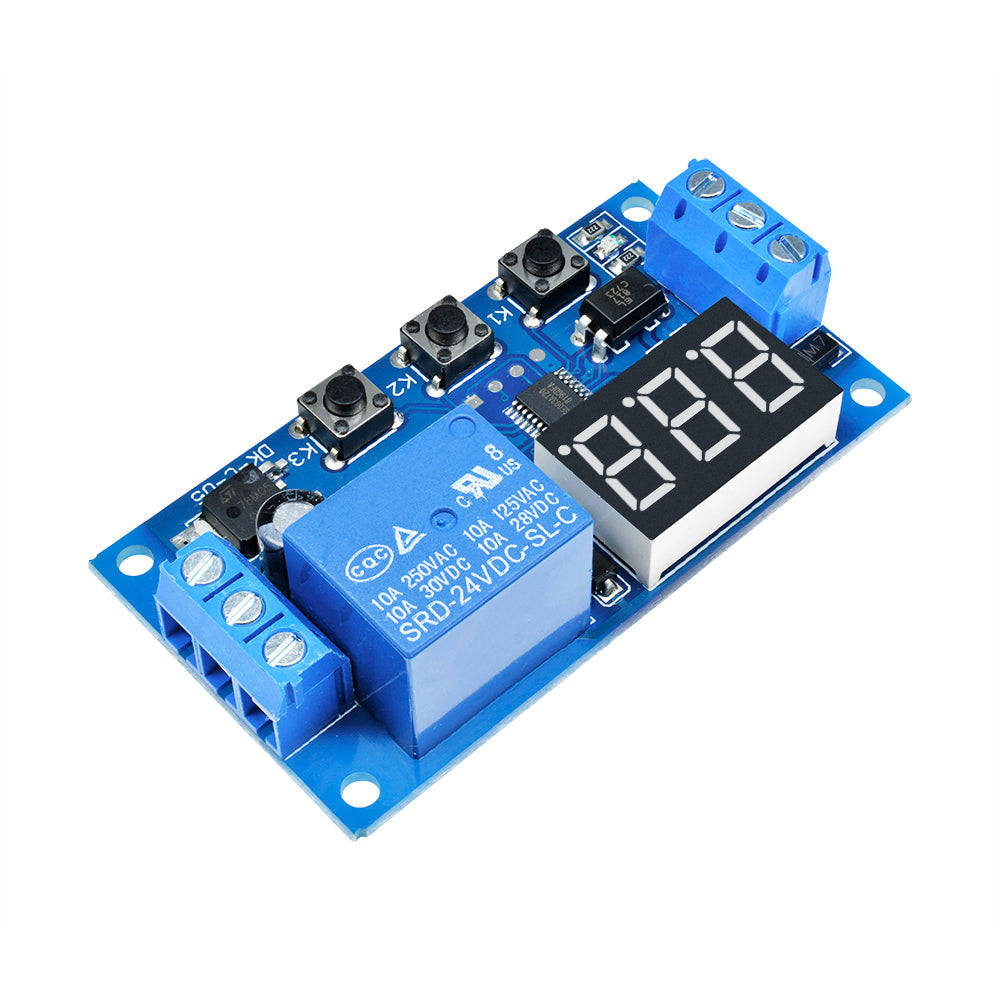 Timer 24v Led 24V Digital LED Trigger Delay Time Cycle Timer Control Switch Relay Mo ...