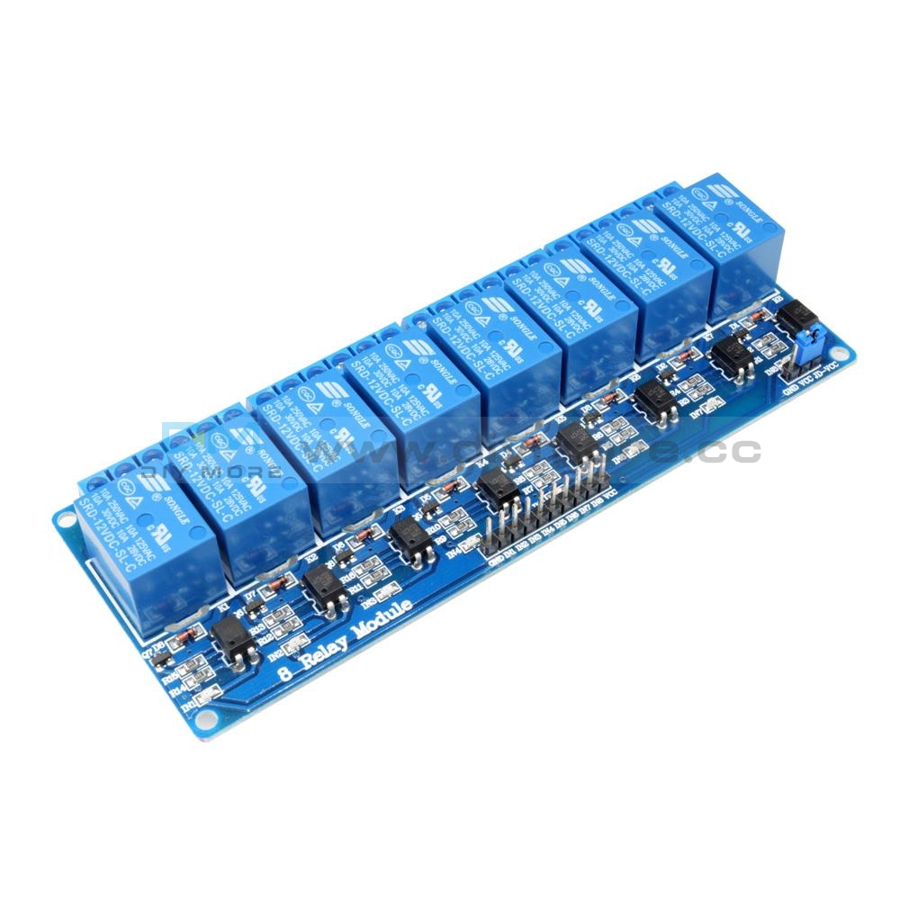 12V 8 Channel Relay Module with Optocoupler for Arduino – diymore