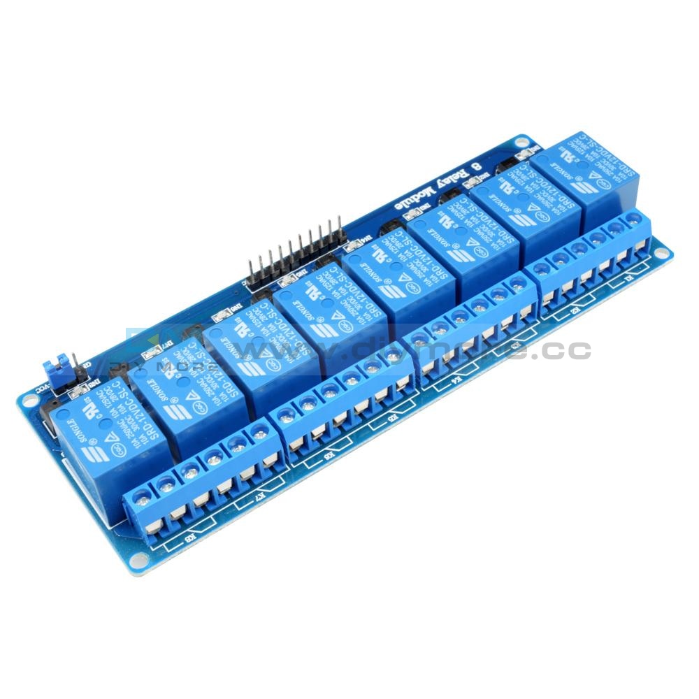 12V 8 Channel Relay Module with Optocoupler for Arduino – diymore