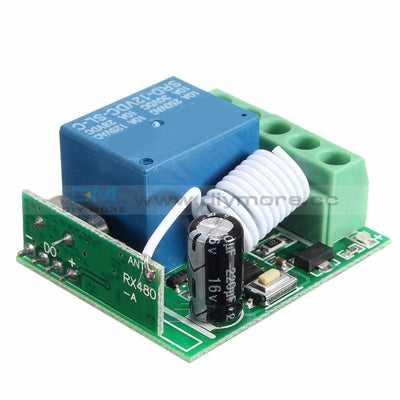 433Mhz Dc12V 10A 1Ch Wireless Relay Rf Remote Control Switch Receiver 1-Channel Delay