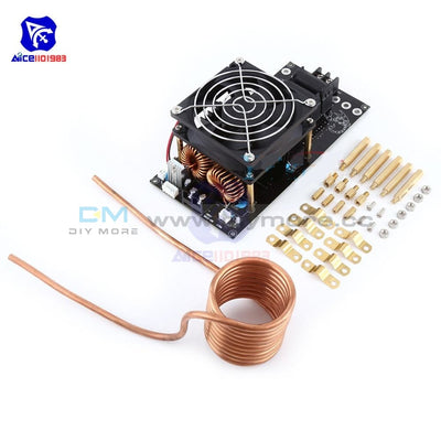 1000W 12 36V 20A Assembled Zvs Tesla Coil Induction Heating Board Module Heater Cooling Fan Tools