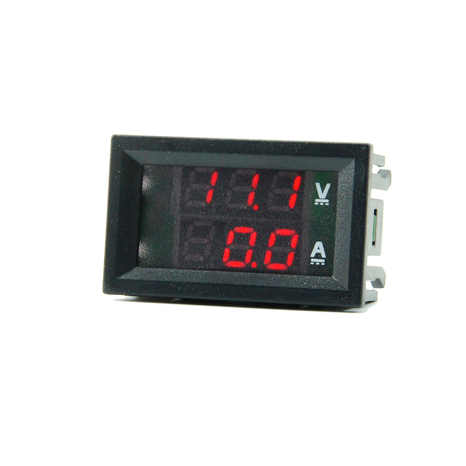 DC 7~110V Direct Power Supply 3-Digit Precision Dual Display Voltage And Current Meter