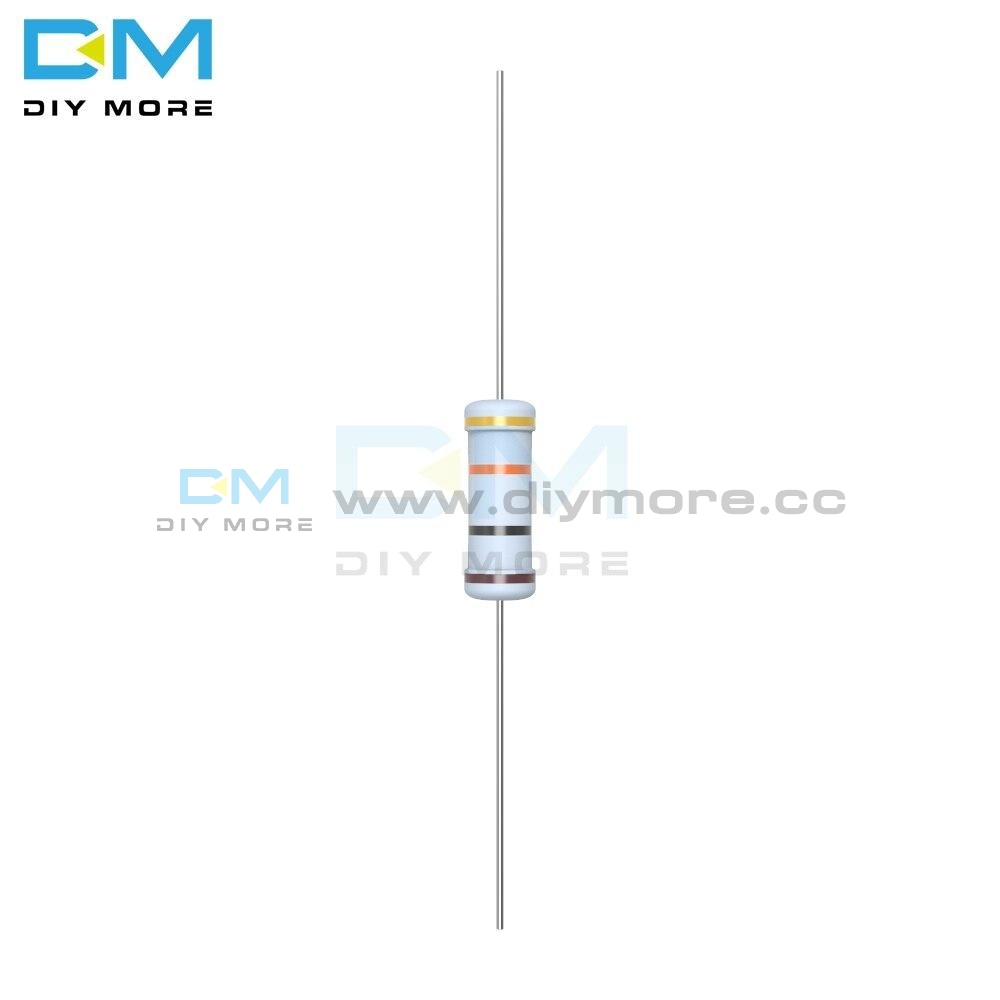 100Pcs +5% 5% Metal Oxide Film Resistor 2W 1R 1M Ohm Resistance Diy Electronic 1K 2.2K 4.7K 5.1K