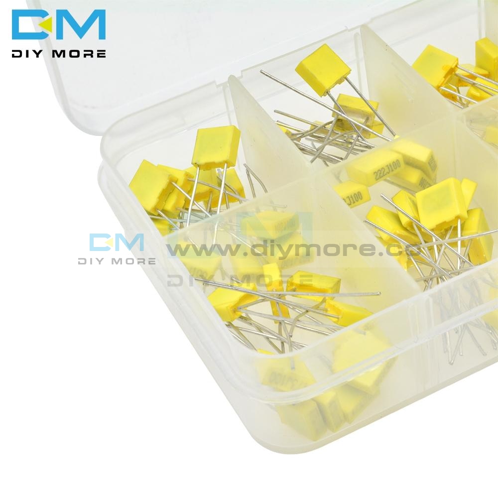 100Pcs Correction Capacitor Package 10*10Pcs Kit Diy 63V100V 102J 152J 332J 472J 103J 333J 473J 104J