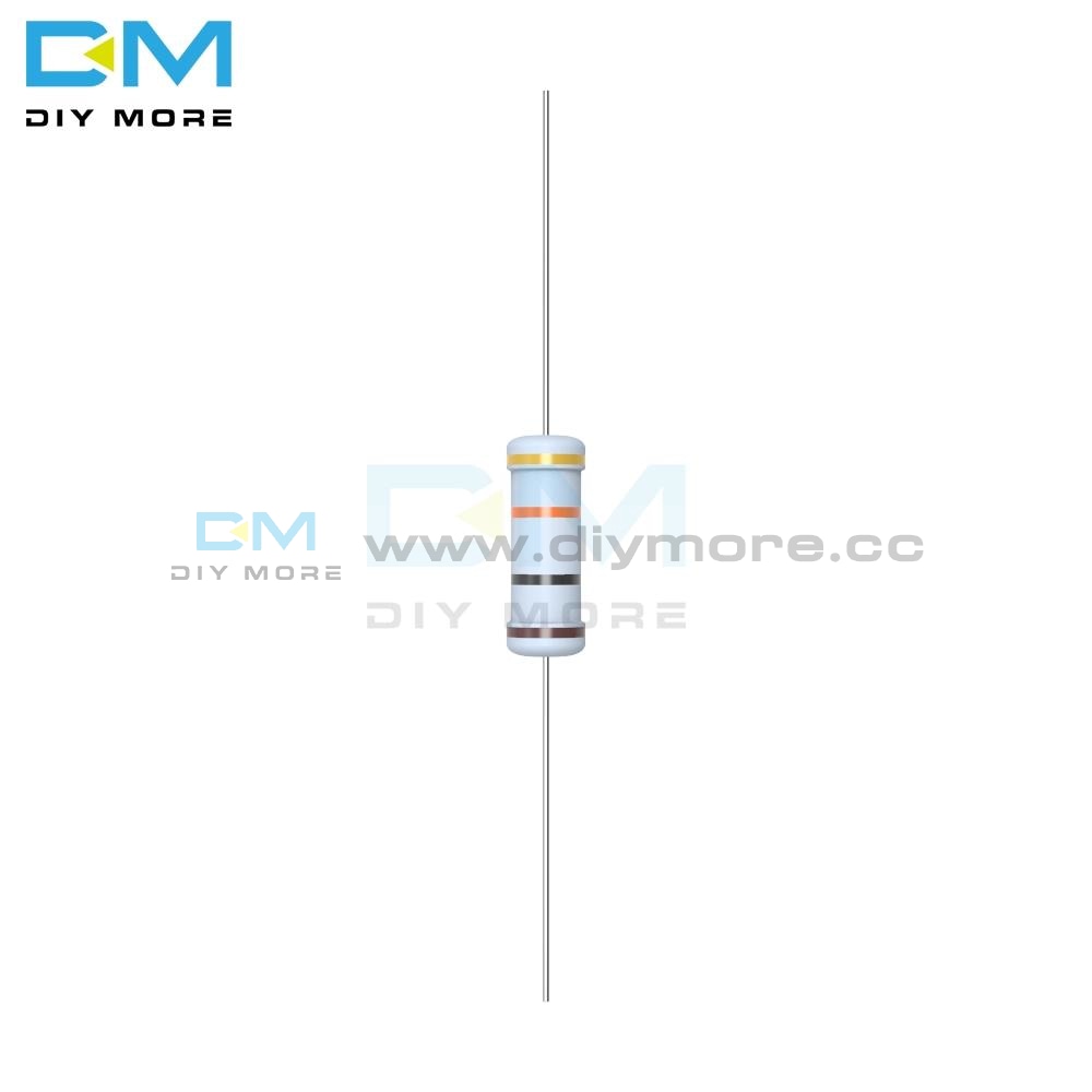 100Pcs Metal Oxide Film Resistor 3W 5% +5% 1R 1M Ohm Resistance Diy Electronic 1K 2.2K 4.7K 5.1K