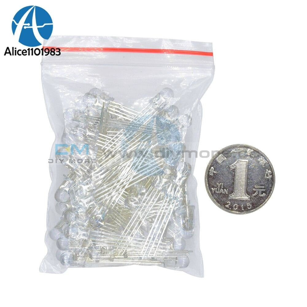 100Pcs Multicolor 4Pin 5Mm Rgb Led Diode Light Lamp Diffused Tricolor Round Common Anode Led 5 Mm