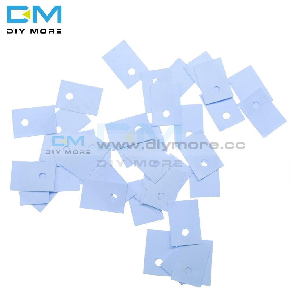 100Pcs To 220 Insulation Pads Silicone Heatsink Shim For Laptop Gpu Cpu Materials & Elements
