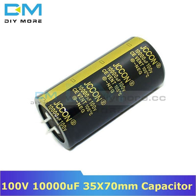 100V 10000Uf 35X70Mm 35X70 Aluminum Electrolytic Capacitor High Frequency Low Impedance Through Hole