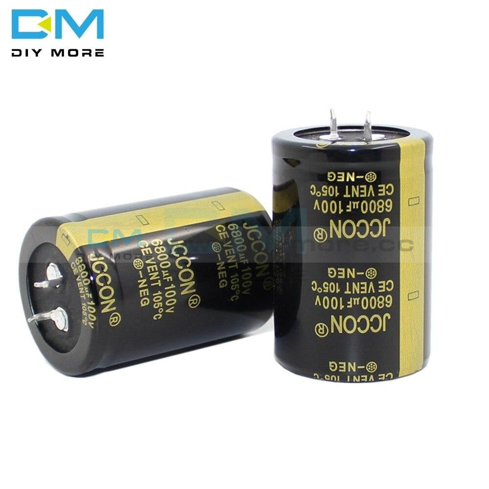 100V 6800Uf 35X50Mm 35X50 Aluminum Electrolytic Capacitor High Frequency Low Impedance Through Hole