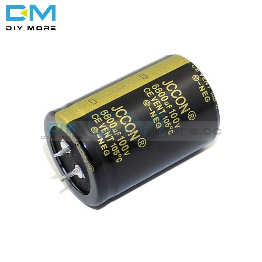 100V 6800Uf 35X50Mm 35X50 Aluminum Electrolytic Capacitor High Frequency Low Impedance Through Hole