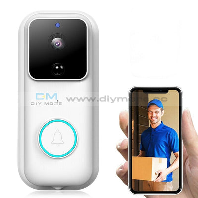 1080P B60 Smart Wifi Camera Doorbell App Control Night Vision Ir Visual Record Security System