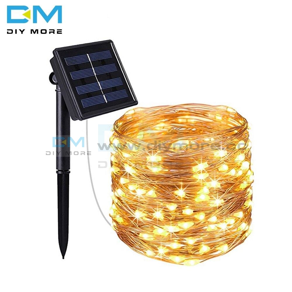 10M Outdoor Led Solar Lamp String Lights Fairy Holiday Christmas Party Garden 100 Leds Waterproof