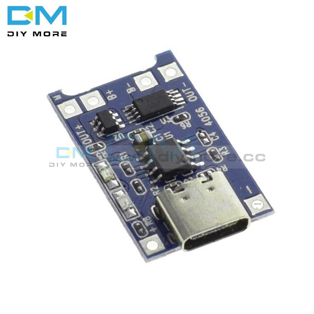 10Pc Type C/micro/mini Usb 5V 1A Li Ion 18650 Tc4056A Lithium Battery Charging Board Charger Module