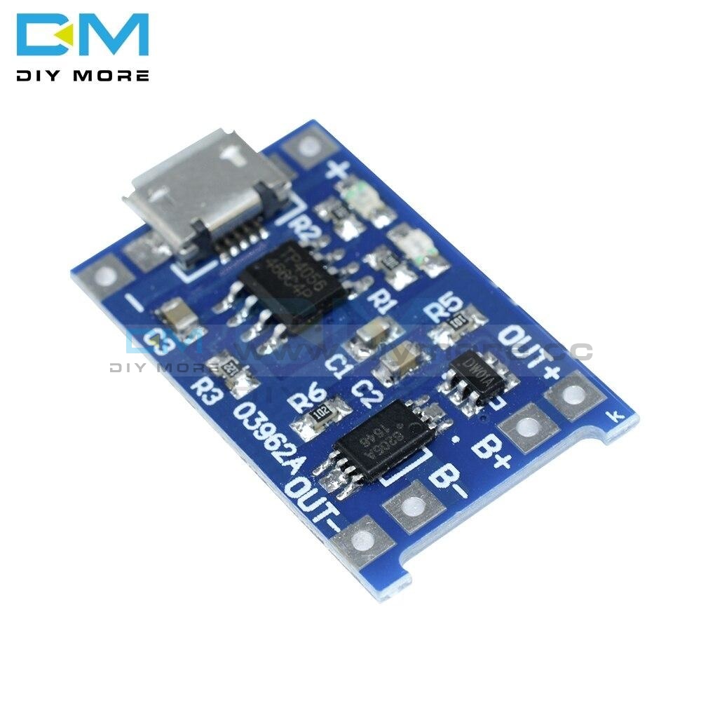 10Pc Type C/micro/mini Usb 5V 1A Li Ion 18650 Tc4056A Lithium Battery Charging Board Charger Module