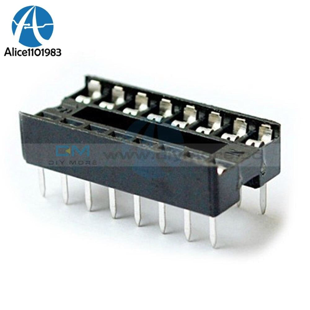 10Pcs 16 Pins 16P Dip Ic Sockets Adaptor Solder Type Socket 100% Original Diy High Quality