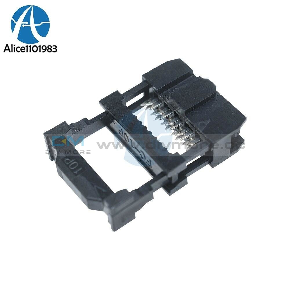 10Pcs 2.54Mm Pitch 2X5 Pin 10 Idc Female Header Socket Connector Fc 10Pin Pin Double Row Integrated