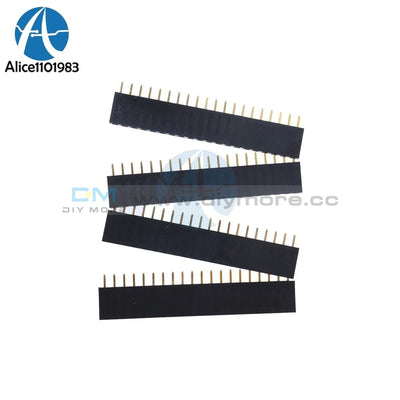 10Pcs 20Pin Socket 1X20 Single Row Female Connector 2.54Mm Pitch Integrated Circuits