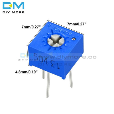 10Pcs 3362P Trimmer Potentiometer Variable Resistor 100R 200R 500R 1K 2K 5K 10K 20K 50K 100K 200K