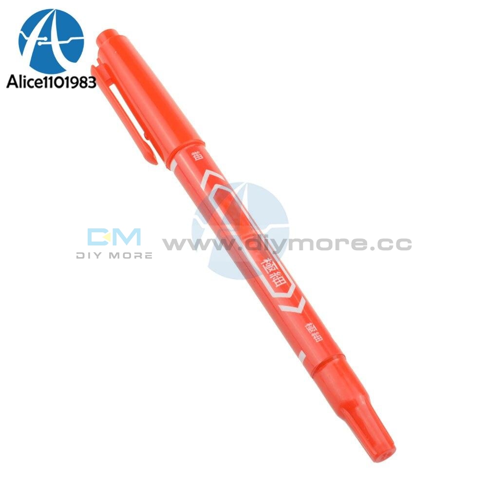 10Pcs Ccl Anti Etching Pcb Circuit Board Ink Marker Pen For Diy Red Doubler Kit Repair The Printed