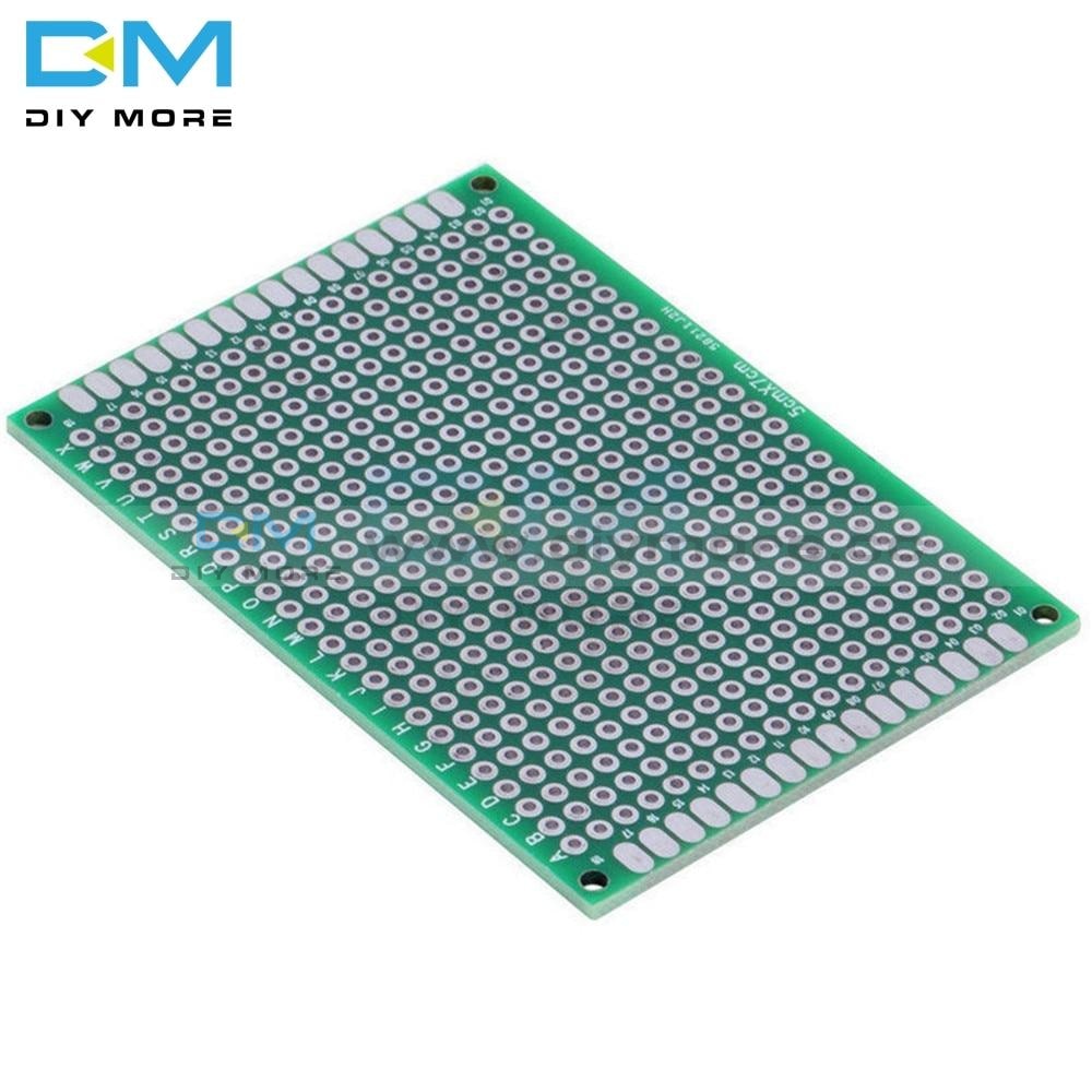 10Pcs Double Side 5X7 5 X 7 Cm 50X70 50X70Mm Prototype Universal Fr 4 Glass Fiber Pcb Board 5X7Cm