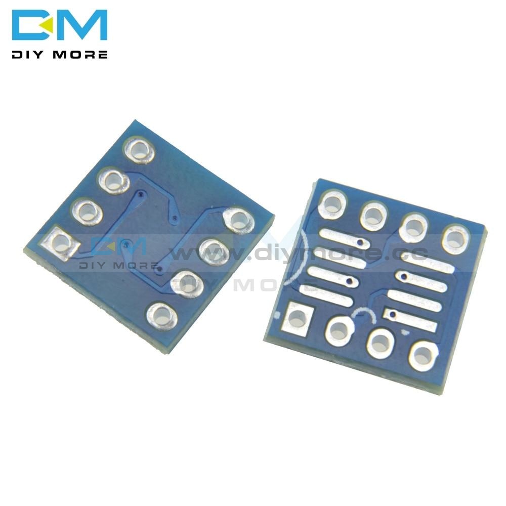 10Pcs Sop8 So8 Soic8 To Dip8 Interposer Board Pcb Adapter Plate Module Pitch Width 7.62Mm Pin 2.54Mm