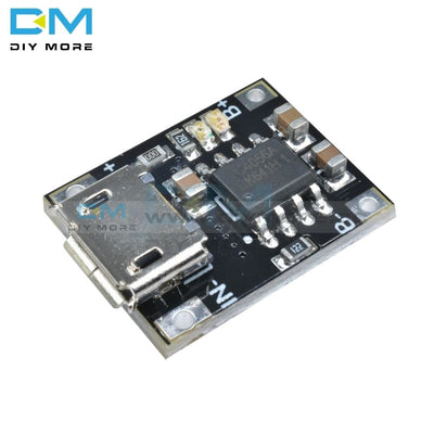 10Pcs Single Lithium Battery Charging Charger Module 1A 4.2V 5V 6V Tc4056 Micro Usb Power Supply