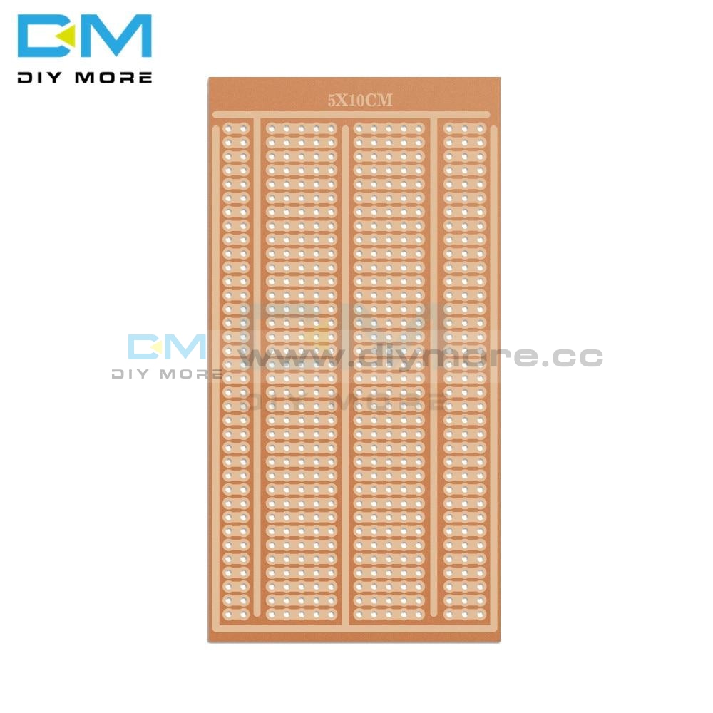10Pcs Single Side Wholesale Universal 5X10Cm Solderless Pcb Test Breadboard Copper Prototype Paper
