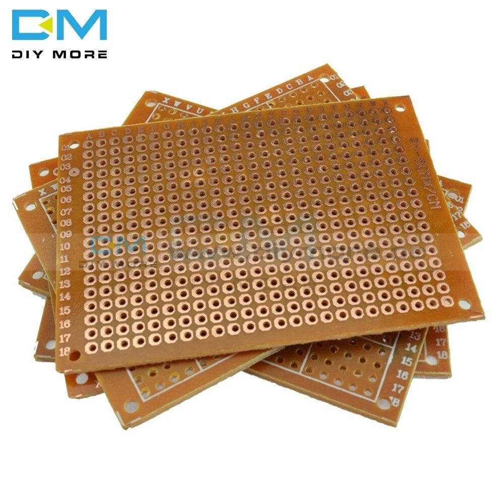 5Pcs Double Side 5X7 5 X 7 Cm 50X70 50X70Mm 5X7Cm Prototype Universal Fr 4 Glass Fiber Pcb Board