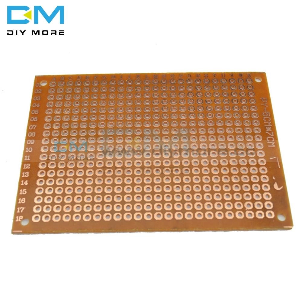 10Pcs Universal Pcb Board 5 X 7 Cm 5X7 2.54Mm Diy Prototype Paper Printed Circuit Panel 5X7Cm