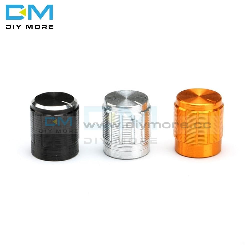 10Pcs Diymore Wh148 Aluminum Alloy Potentiometer For Dia 6Mm Knurled Shaft Control Rotary Knobs
