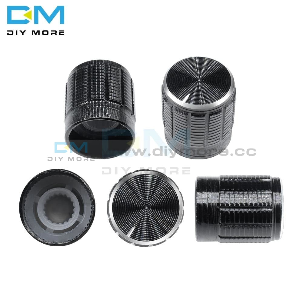 10Pcs Diymore Wh148 Aluminum Alloy Potentiometer For Dia 6Mm Knurled Shaft Control Rotary Knobs