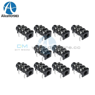 10Pcs 3.5Mm 5Pin Stereo Headphone Socket Audio Jack Earphone Integrated Circuits