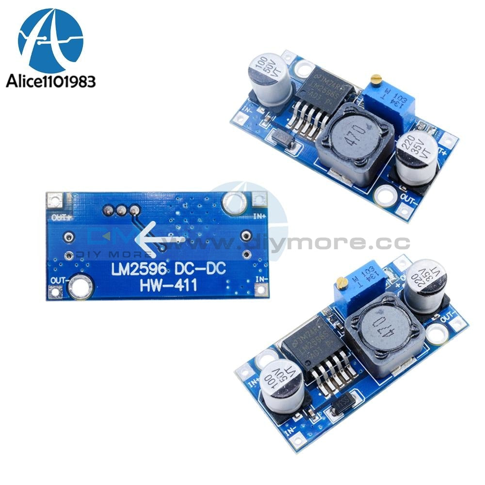 10Pcs Lm2596 Voltage Regulator Dc Adjustable Power Step Down Board Buck Converter Module 3.2V 40V To