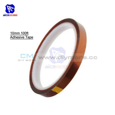 10Mm 100Ft Bga One Side Self Adhesive High Temperature Heat Resistant Polyimide Gold Tape Soldering