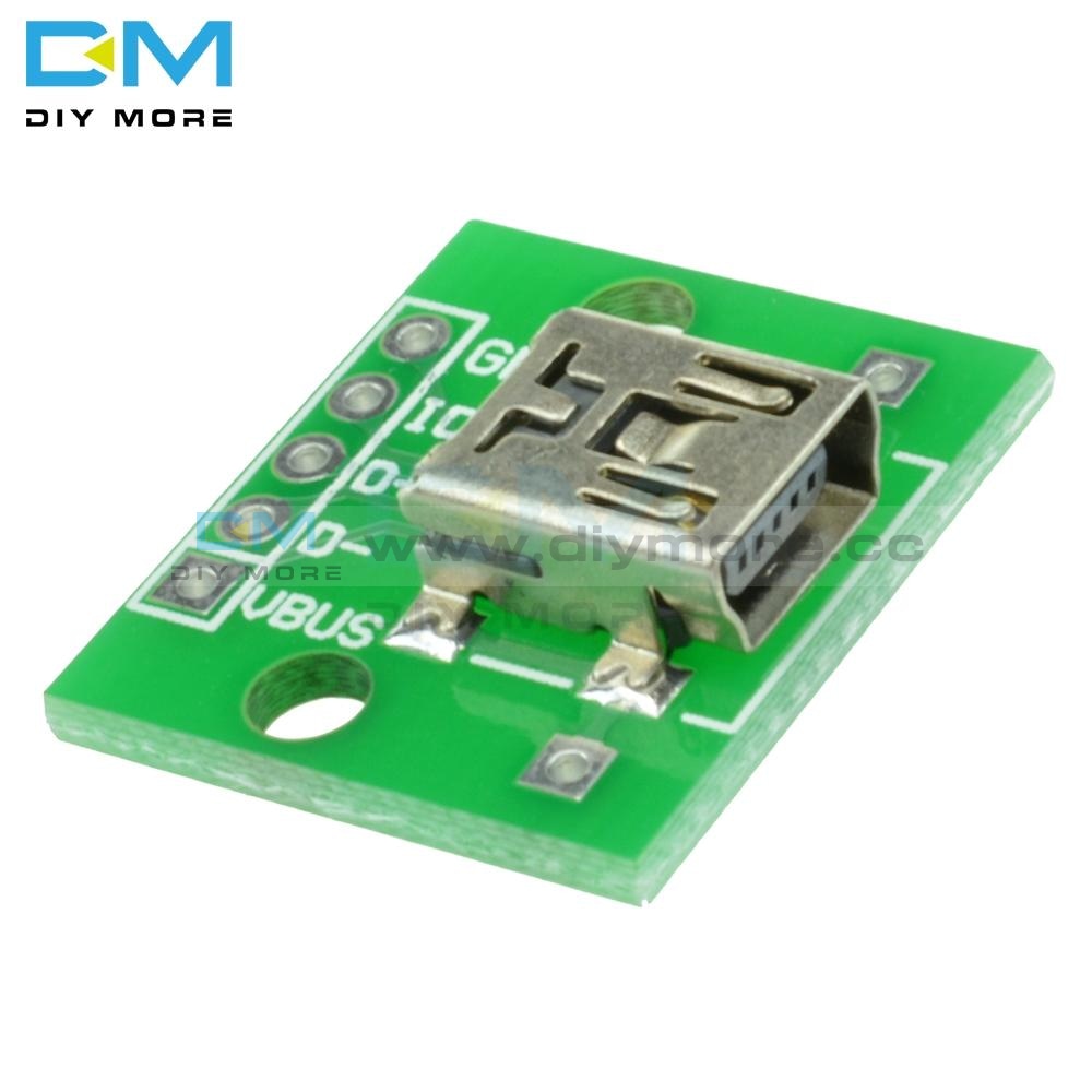 10Pcs Mini Usb To Dip Adapter Converter For 2.54Mm Pcb Board Diy Power Supply For Arduino Module