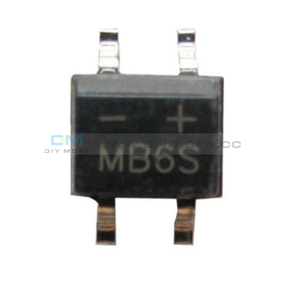 100Pcs Ic Mb6S 0.5A 600V Miniature Mini Smd Bridge Rectifier Tools
