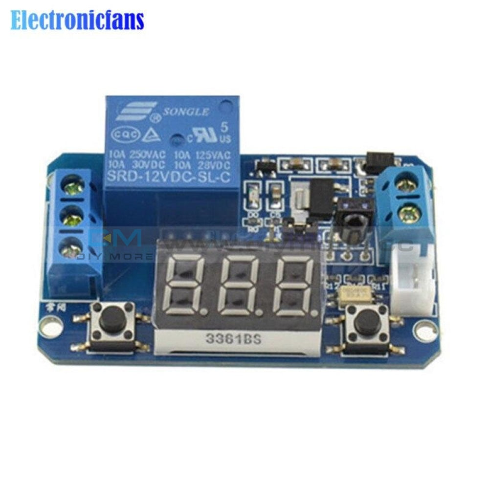 Infra Red Sensor With Timer Module Infrared Remote Control 12V Timer Delay Relay LED Tube Display Module ...