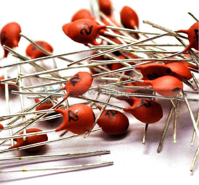 100Pcs 50V Ceramic Capacitor Dip 22Pf +10 To +85 ±20% 2.5X Rated Voltage