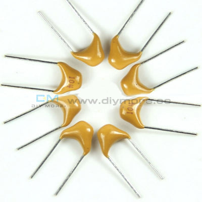 100Pcs 0.1Uf 104 50V Monolithic Ceramic Chip Capacitor Top