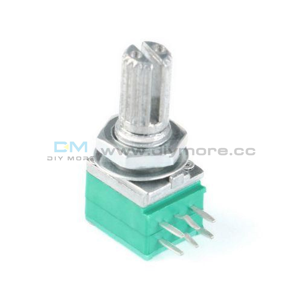 5Pcs 5K 10K 20K 50K 100K Ohm Rotary Potentiometer 6 Pin 6Mm Knurled Shaft Tools