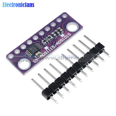 16 Bit Iic I2C 4 Channel Ads1115 Module Adc With Pro Gain Amplifier For Arduino 2V To 5V Auto Shut