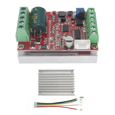 400W 6V-60V BLDC 3 phase DC Brushless Motor Controller PWM Hall motor Control