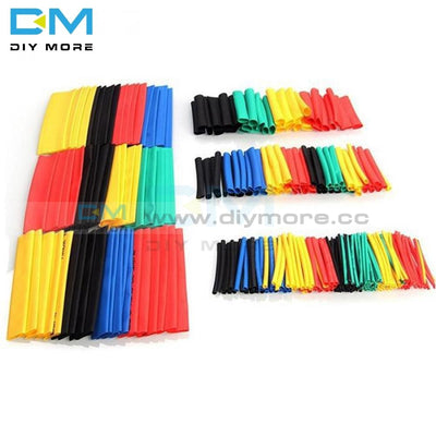 164Pcs Car Electrical Cable Tube Kits Polyolefin Heat Shrink Tubing Wrap Sleeve Assorted 8 Sizes